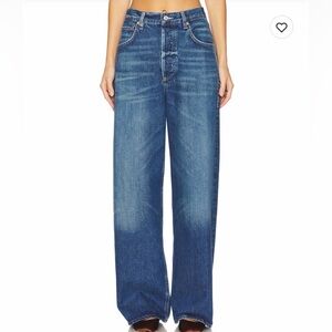Citizens Of Humanity Blue Wide Leg Flare Jeans